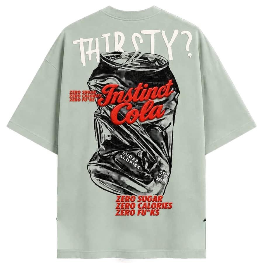 Diet Cola - Oversized Tshirt (Mint Green)