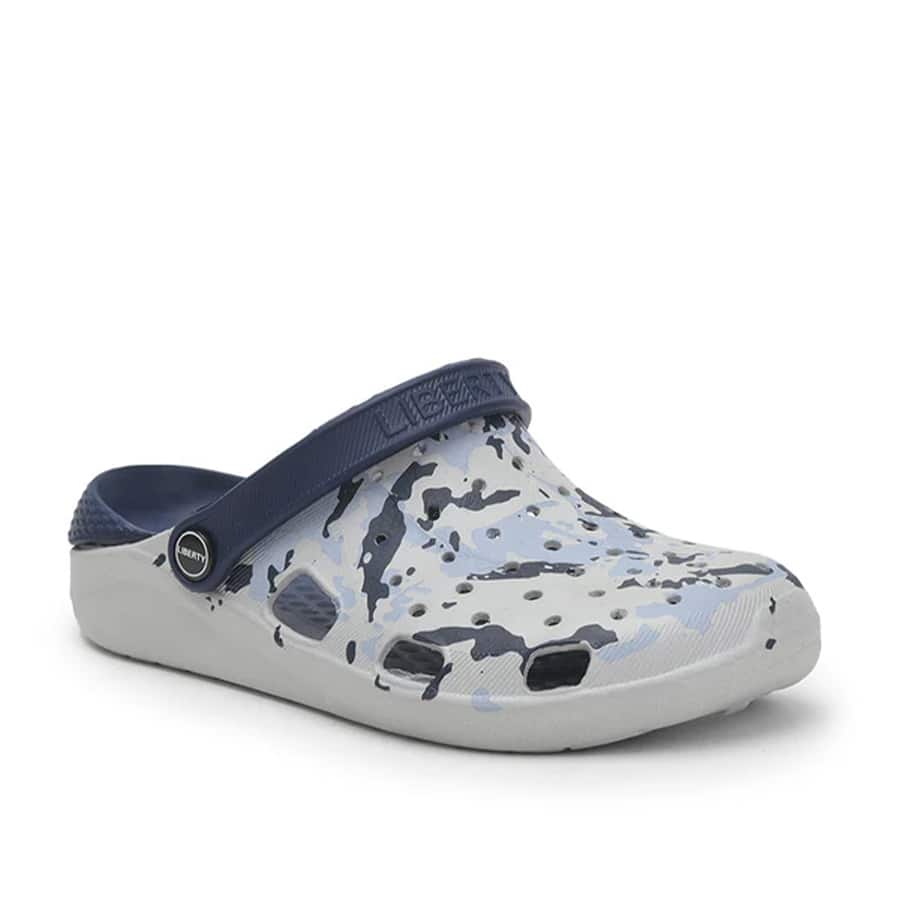 Navy Blue Casual Slingback Clogs For Men LPMXT-811 By Liberty