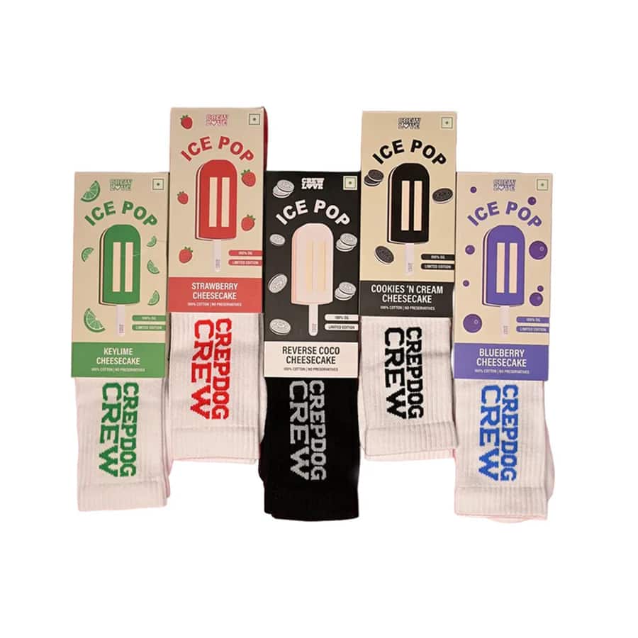 Cheesecake Socks Pack of 5- CDC Ice Pops