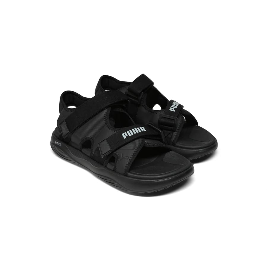 Unisex Black Softride Seave Aquaterra Sandal