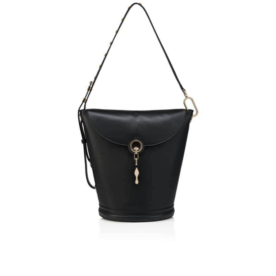 Flo Shoulder bag - Shiny calf leather - Black