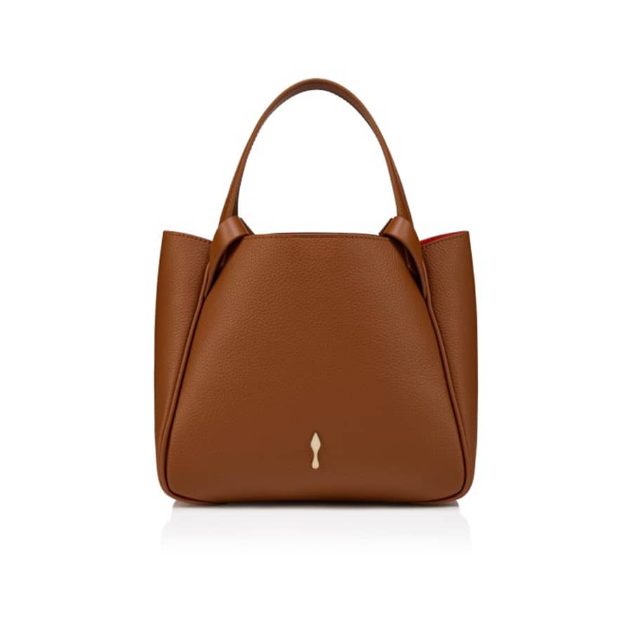 Bettina mini Tote bag - Grained calf leather - Cuoio