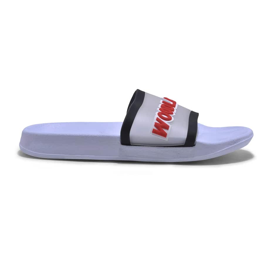White Slip-on sandal for men