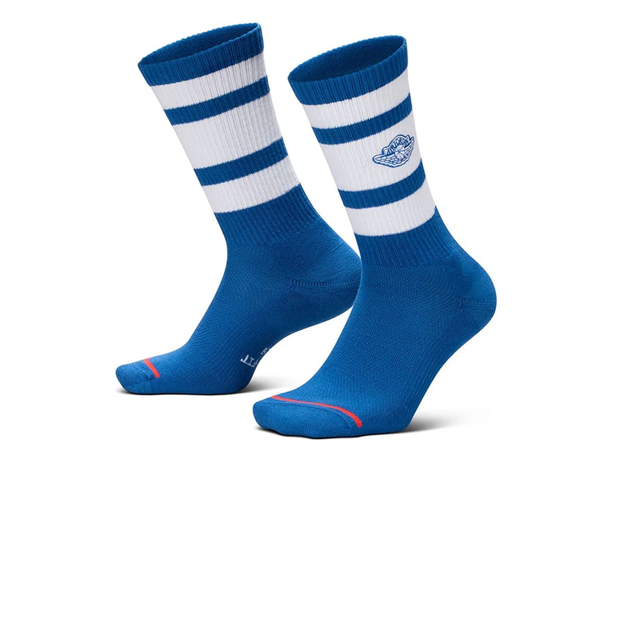 Everyday Elevated Crew Socks 2-Pair 'TRUE BLUE/WHITE/TRUE BLUE'