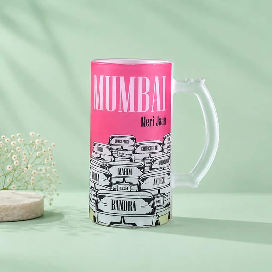 Mumbai Meri Jaan Beer Mug 480 ml