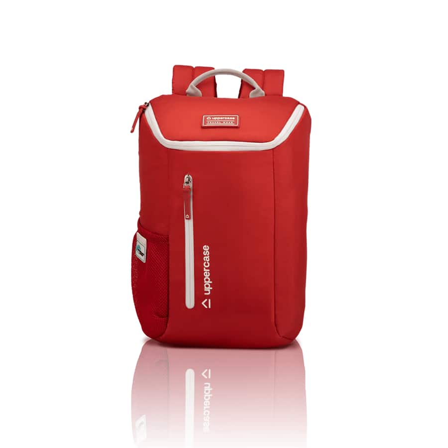 Compact Red Backpack