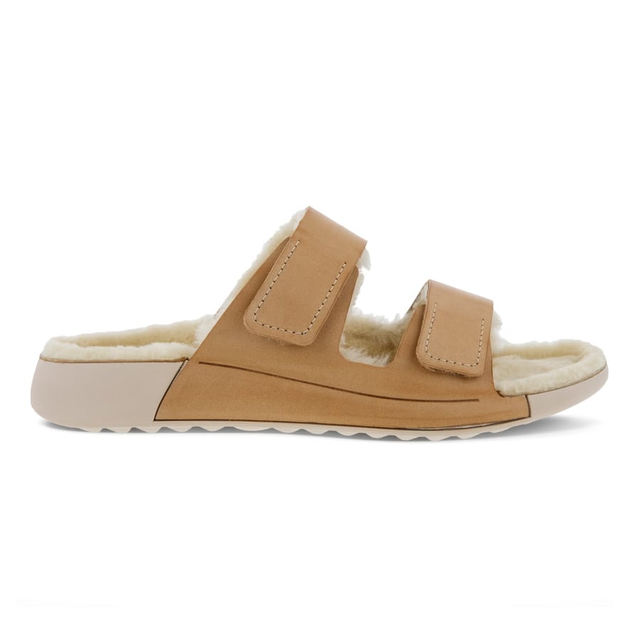 Women's Cozmo Flat Fluffy Sandals