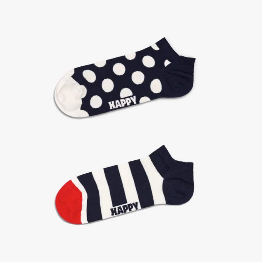 2-PACK BIG DOT STRIPE LOW