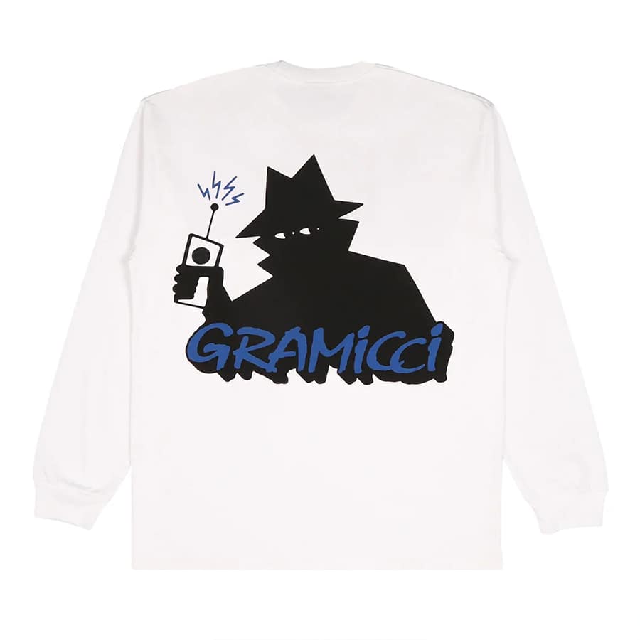 + GRAMICCI DUDE L/S TEE 'WHITE'