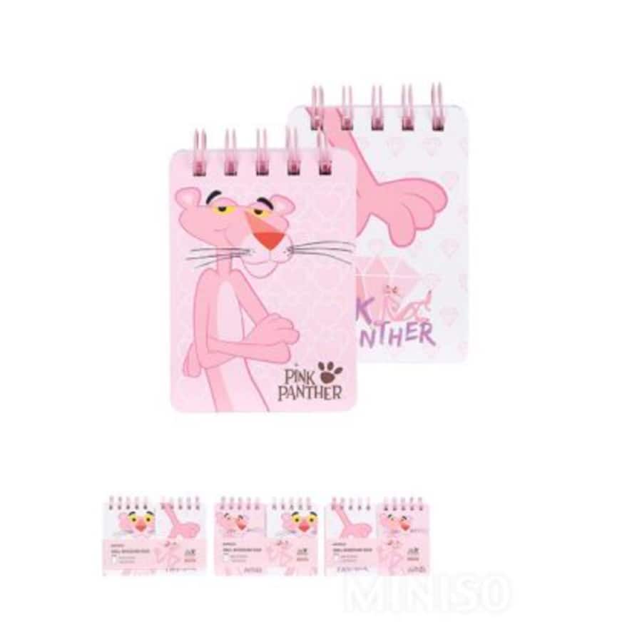 Pink Panther Small Wirebound Book 2 Pack