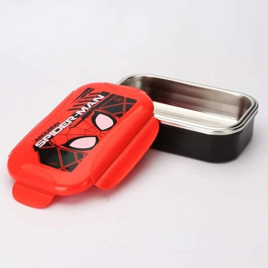 Marvel SpiderMan Clip Lock Stainless Steel Lunch Box – 650 Ml