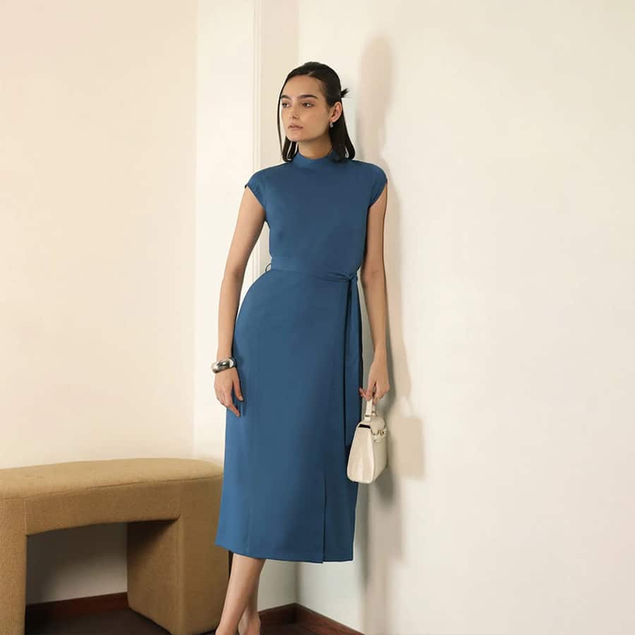 Shift Dress - Blue