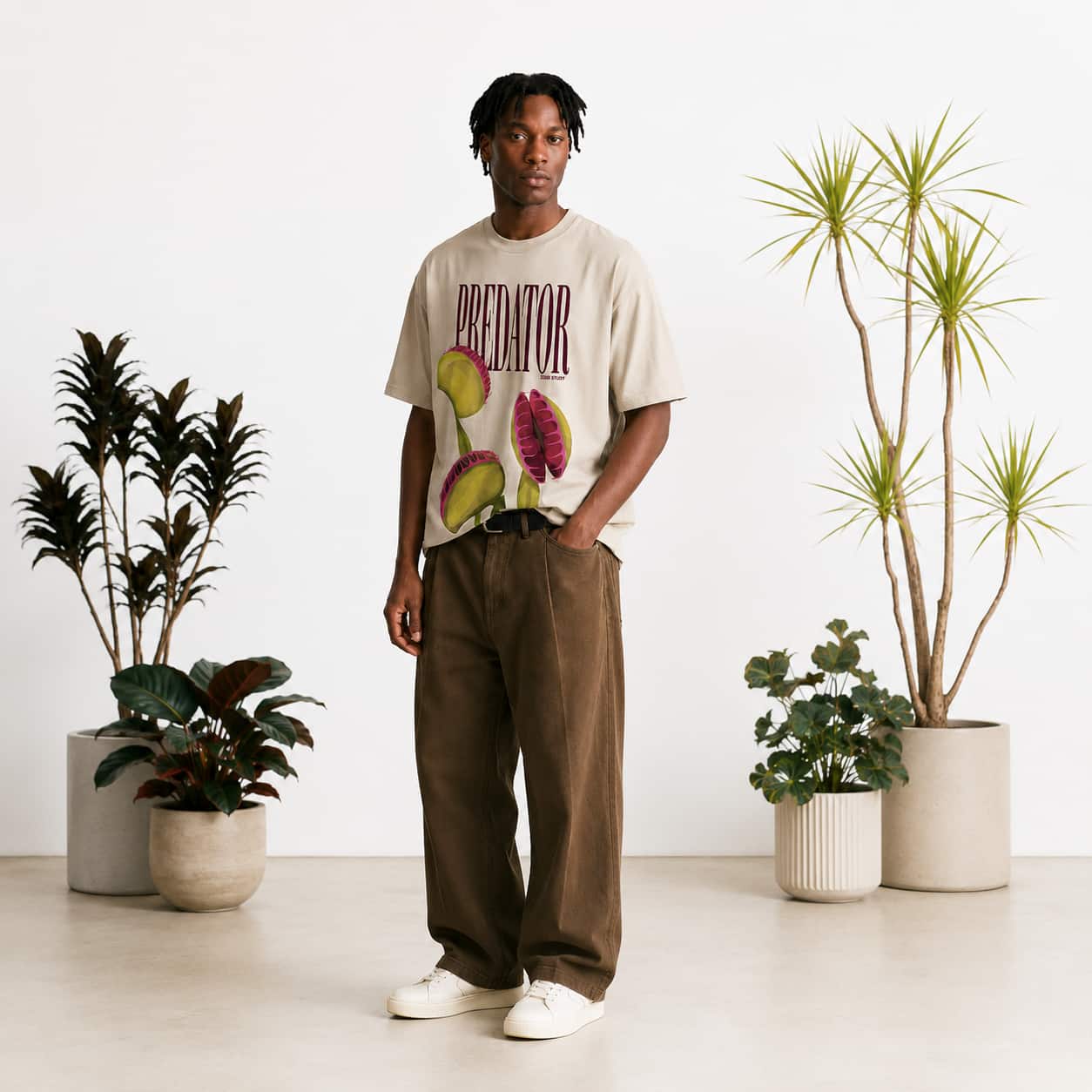 Rooted in Nature 100% Cotton Graphic T-shirt