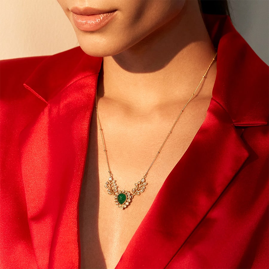 Rosa Dainty Necklace by Suneet Varma