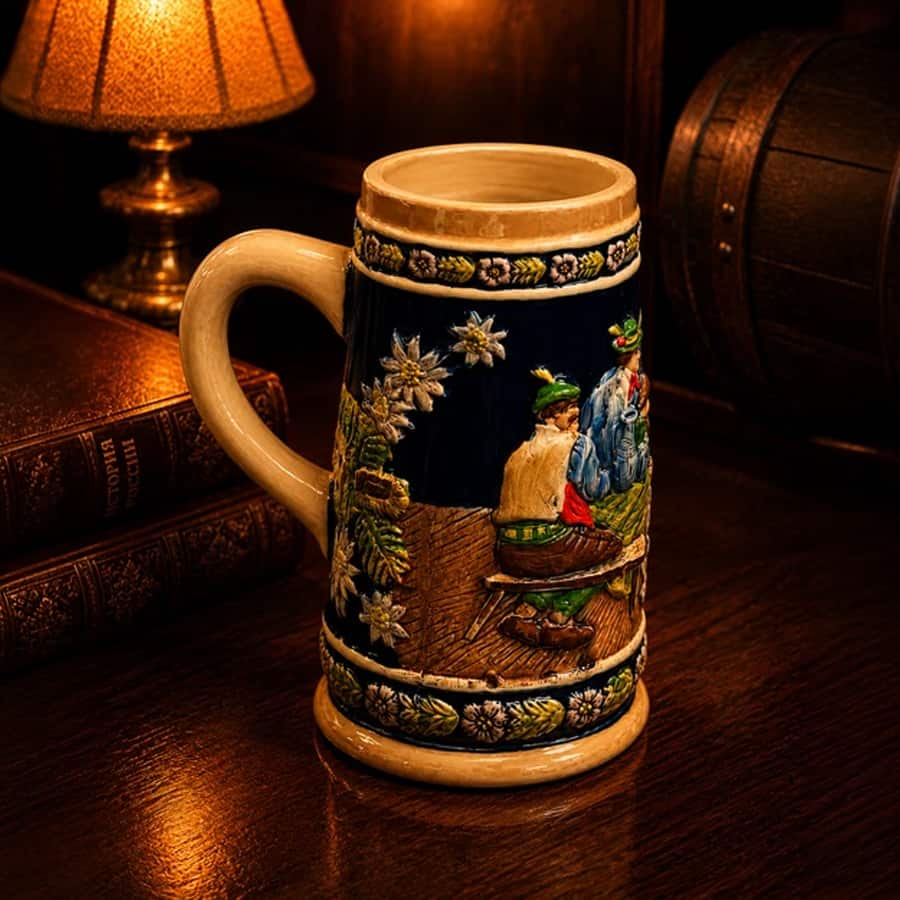 Bavarian Festival - Vintage Stein Beer Mug