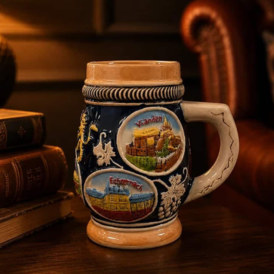 Luxembourg Heritage - Vintage Stein Beer Mug