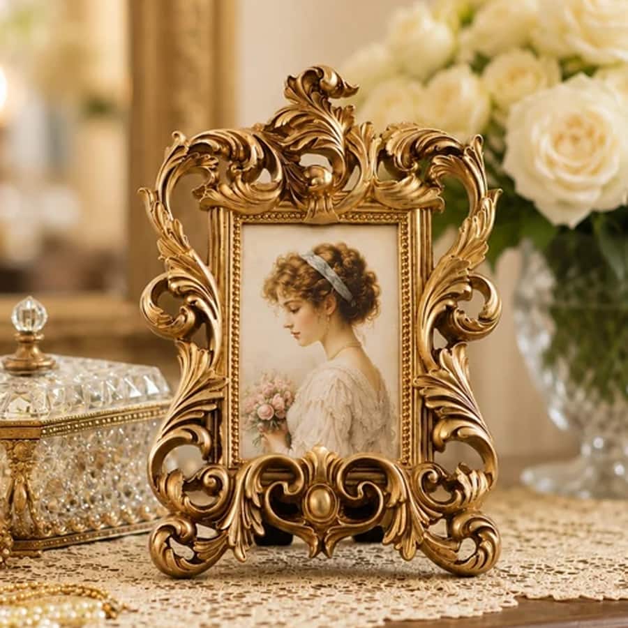 Arthur Antique Gold Photo Frame