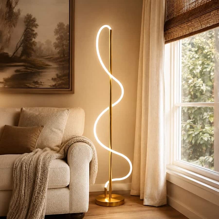 The Serpentine Aura LED Floor Lamp