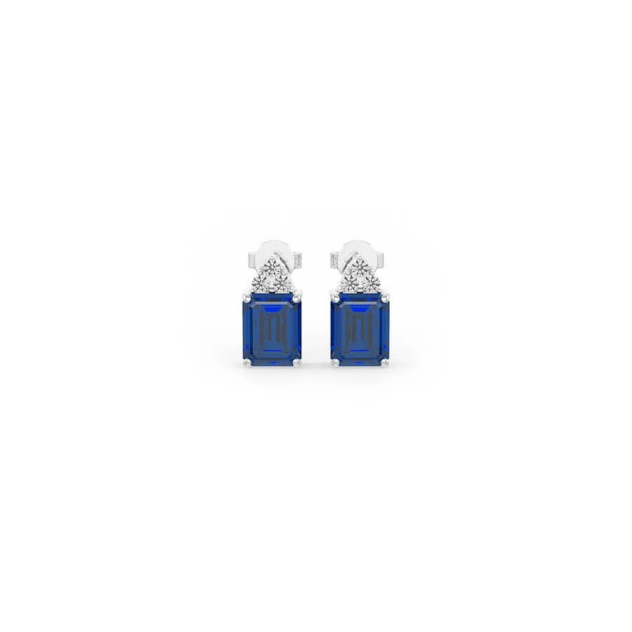 Blue Sapphire Harmony Dangler Earrings