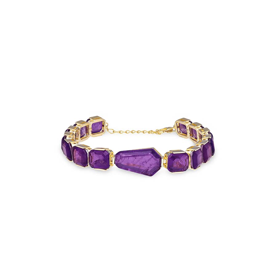 Dark Purple Desert Dunes Tennis Bracelet