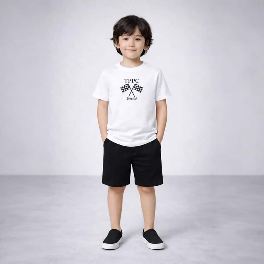White Racing T-Shirt
