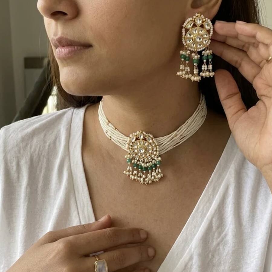 Roohi Pachi Kundan Choker