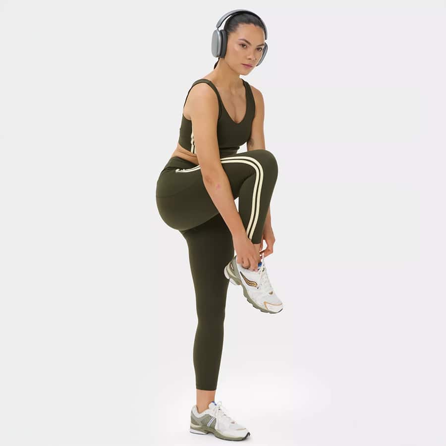Power 7/8 Side Stripe Gym Leggings