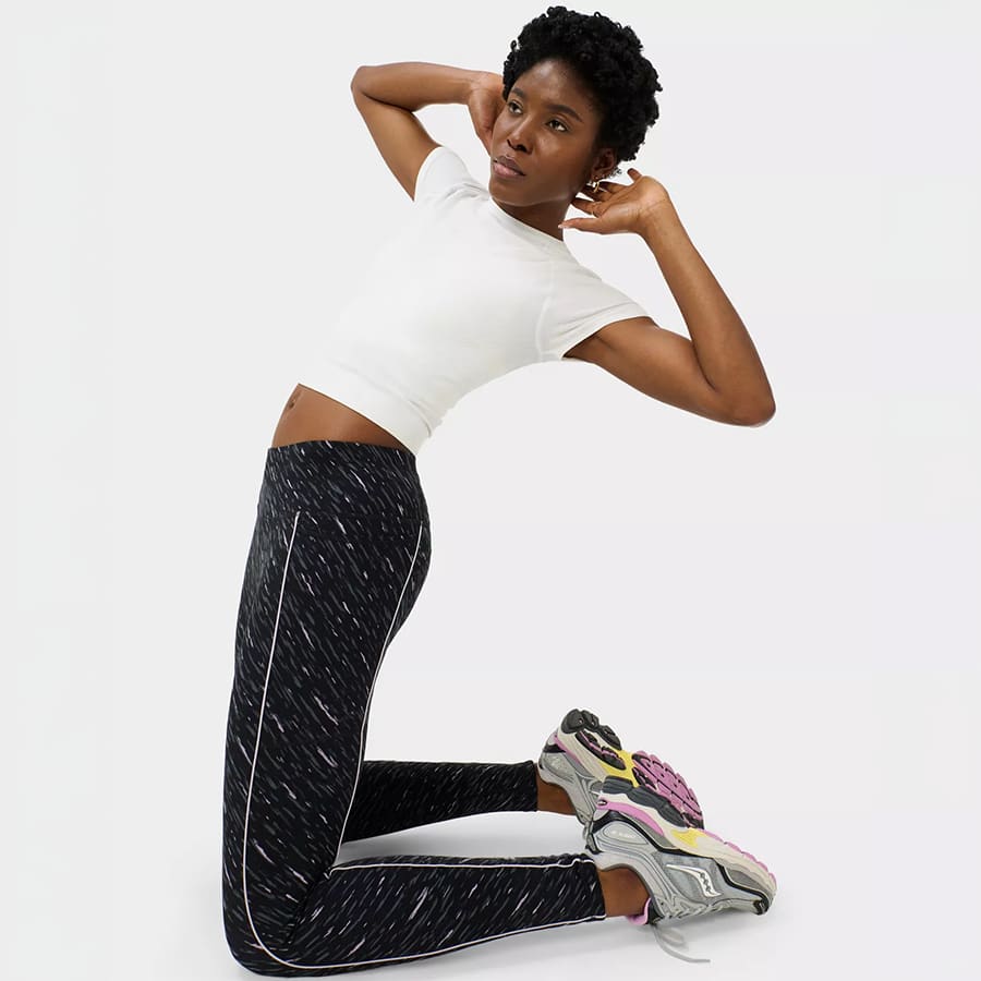 Power 7/8 Piping Workout Leggings