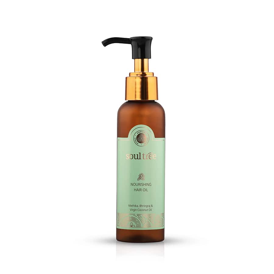Nourishing Hair Oil with Methika, Bhringraj & Virgin Coconut Oil