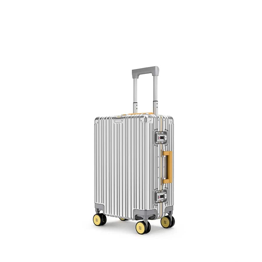 Aluminium Silver Cabin- Yellow Wheels