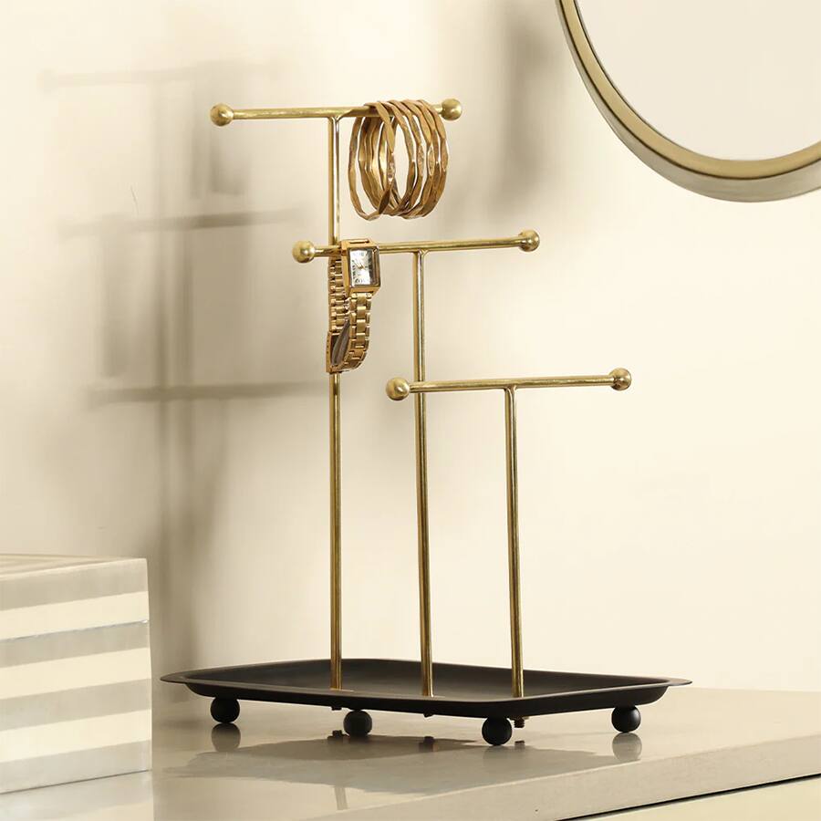 Blair Jewellery Stand - Black Gold