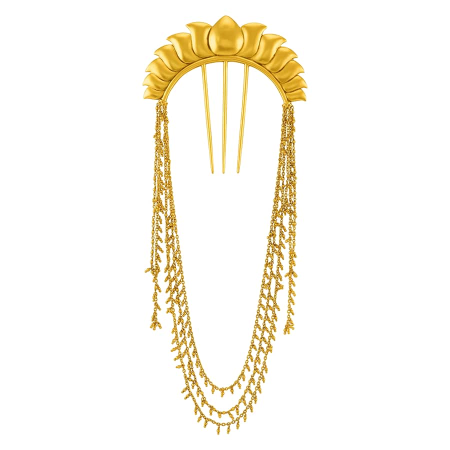 Silver Gold Plated Dangler Hairpin