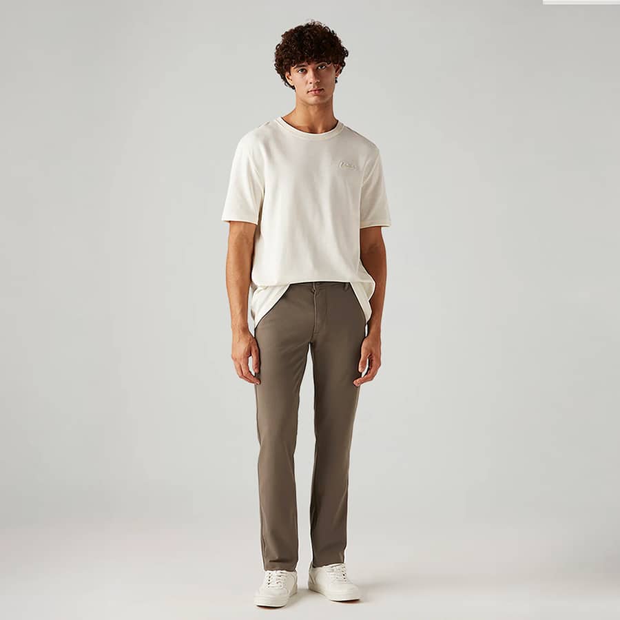 Men's 511 Taupe Slim Fit Mid Rise Tech Pant