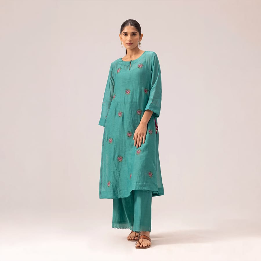 Kashish Kurta Set Green
