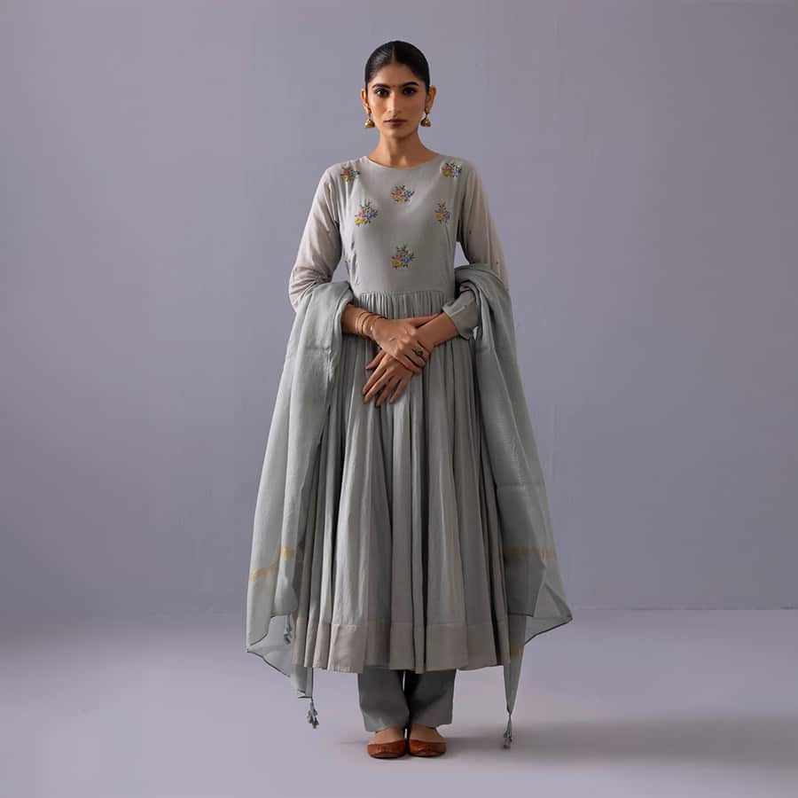 Latika Kurta Set Blue