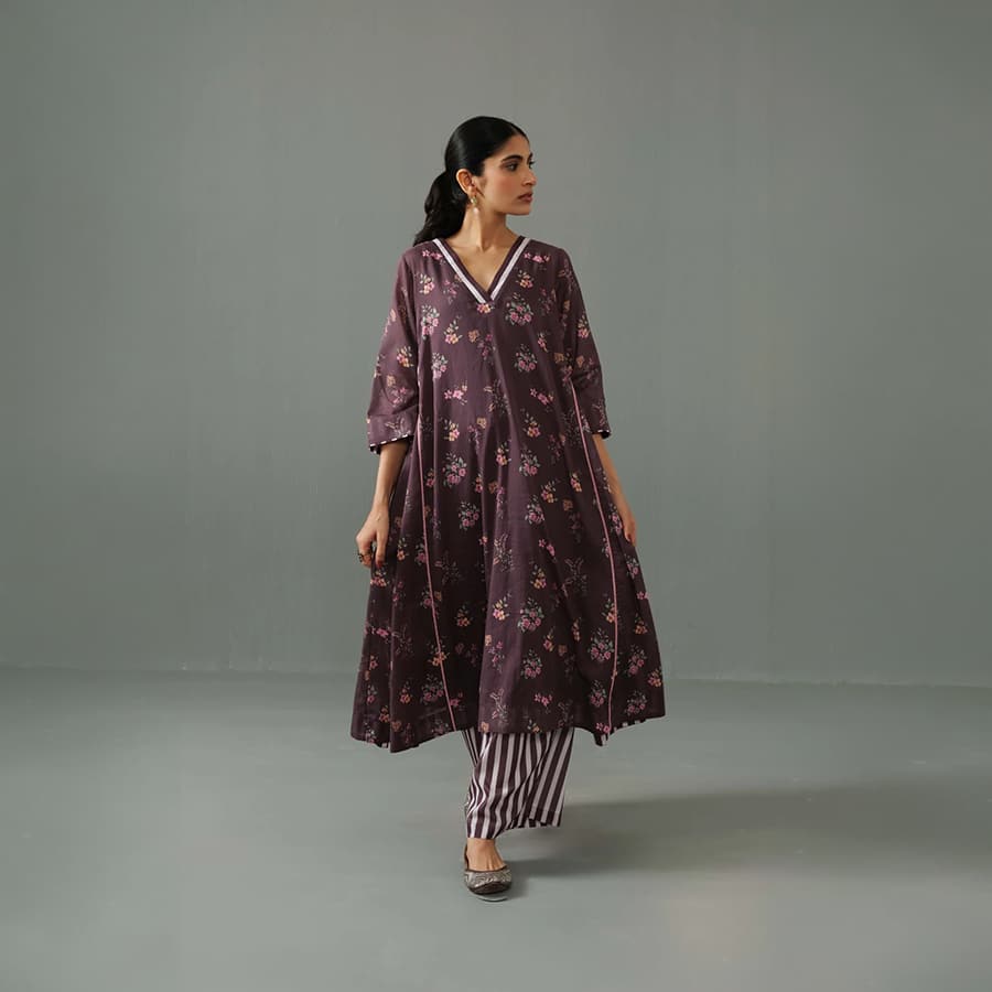 Sagarika Kurta Set Brown