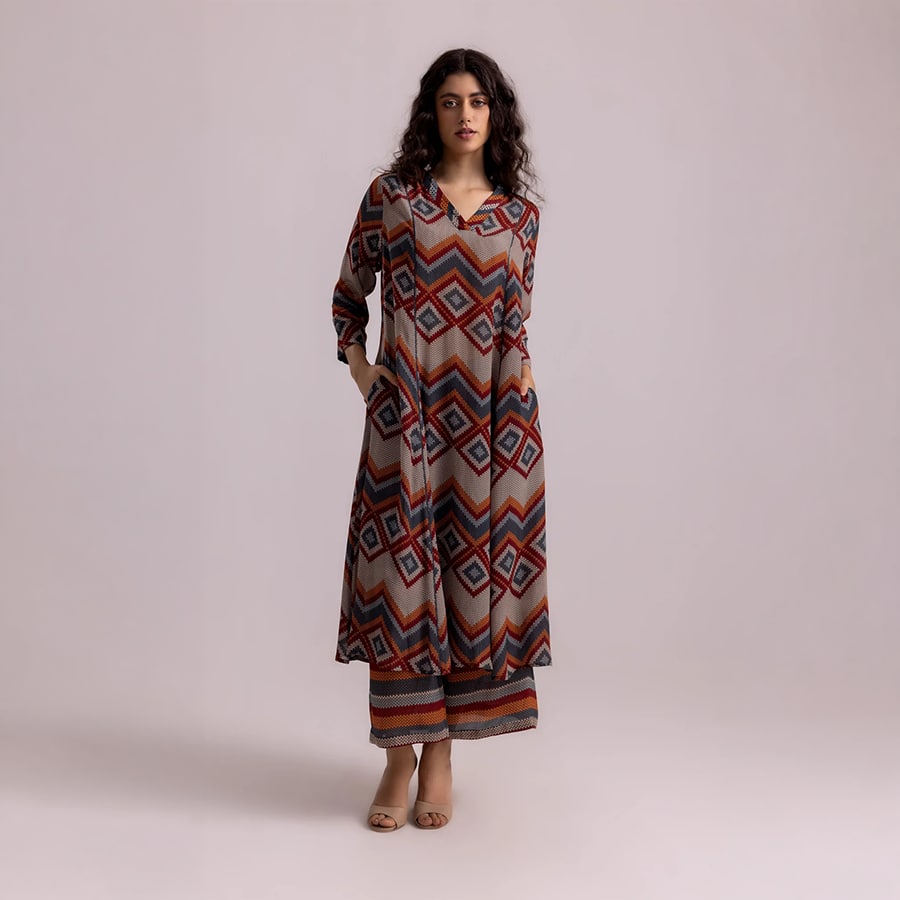 Thea Aztec Set Beige