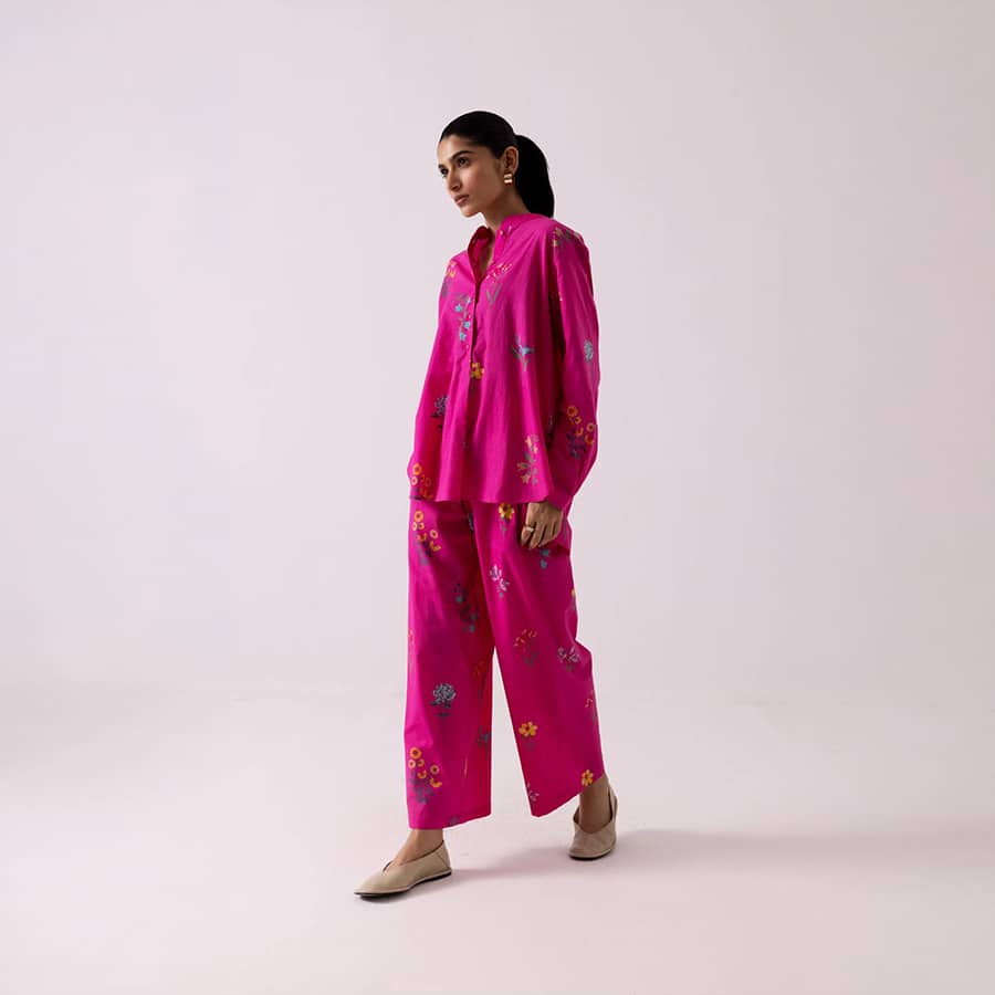Daisy Coord Set Fuschia