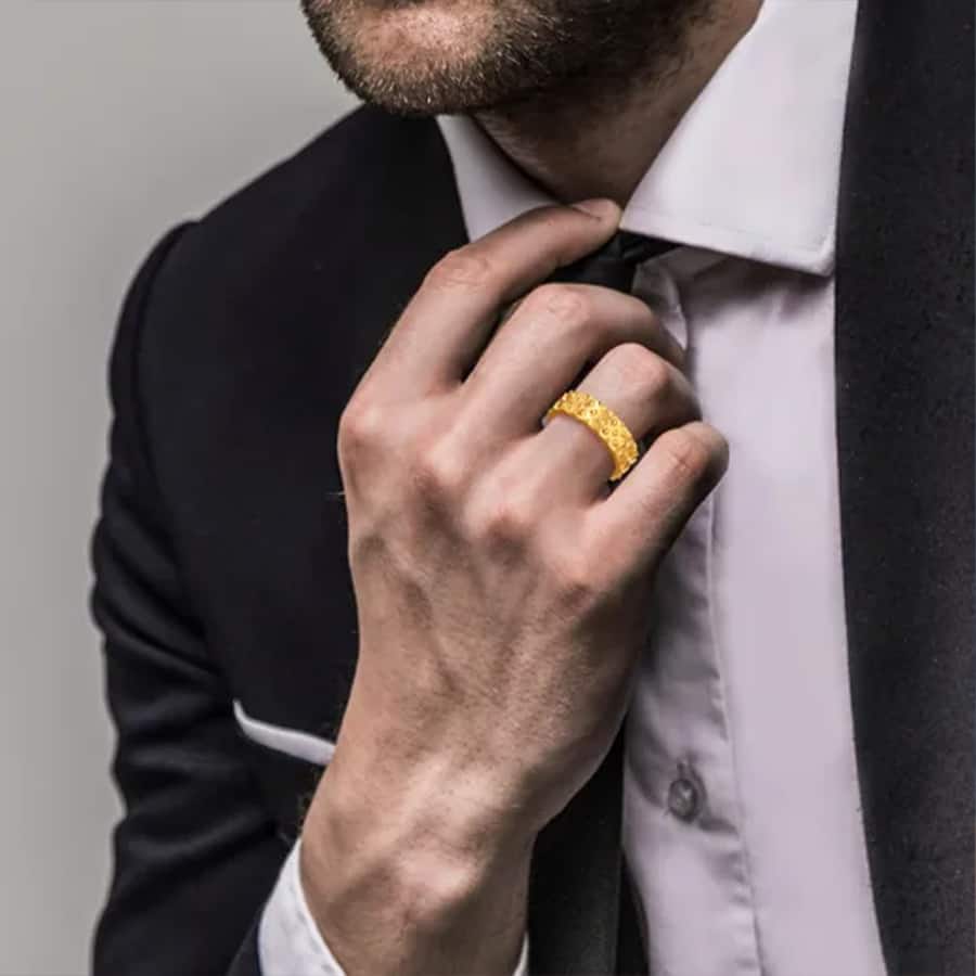 Keeping it Minimal Gold Rings For Men