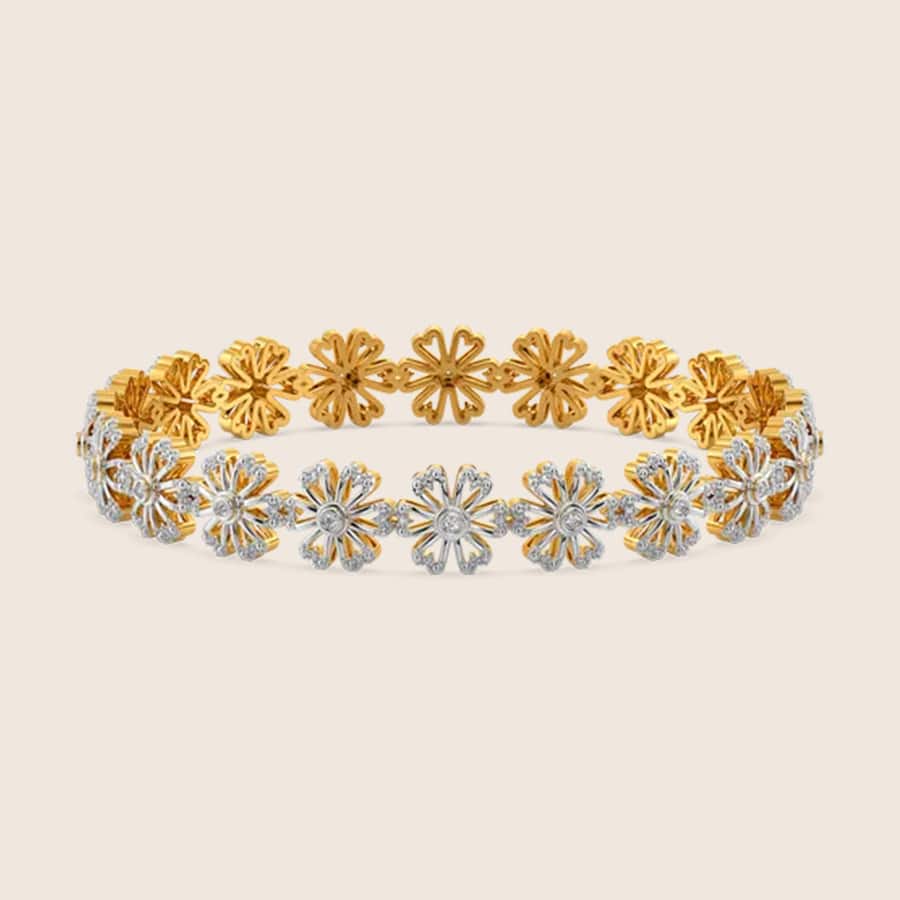 Iconic Bloom Diamond Bangles