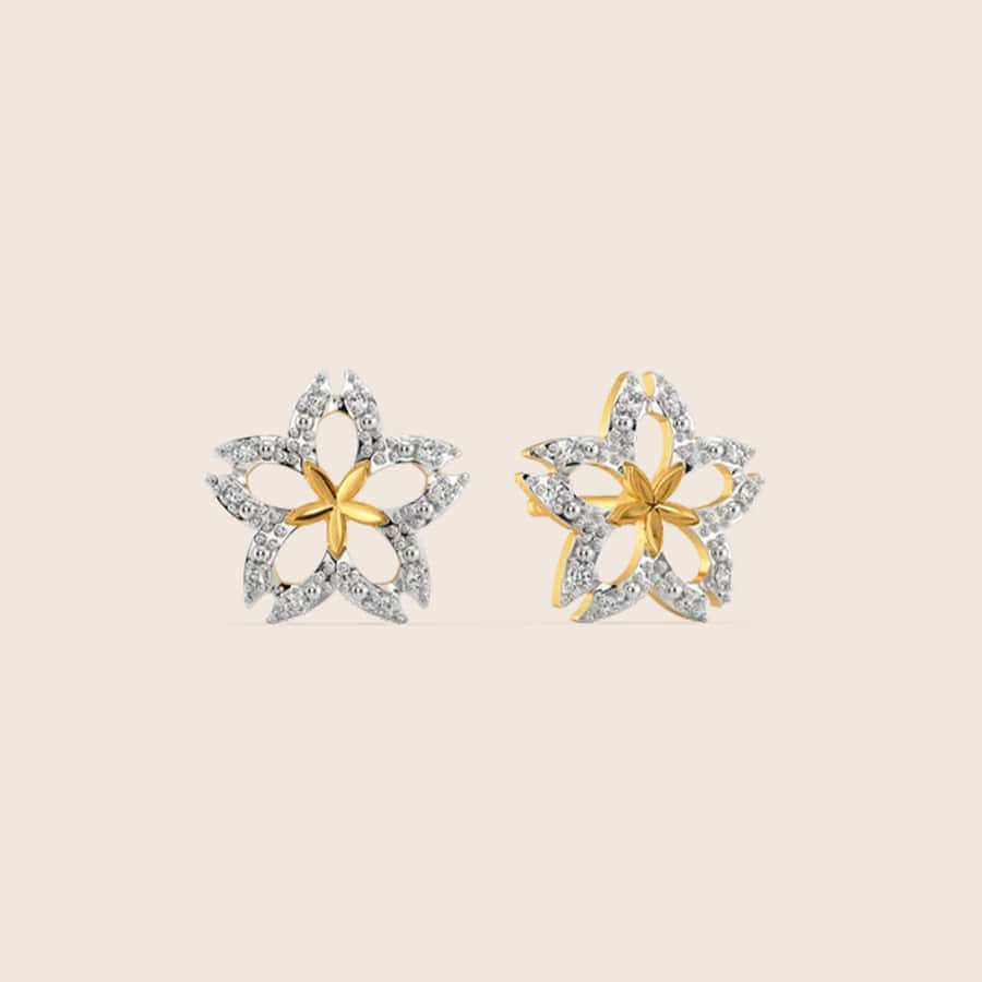 One Bloom Diamond Earring