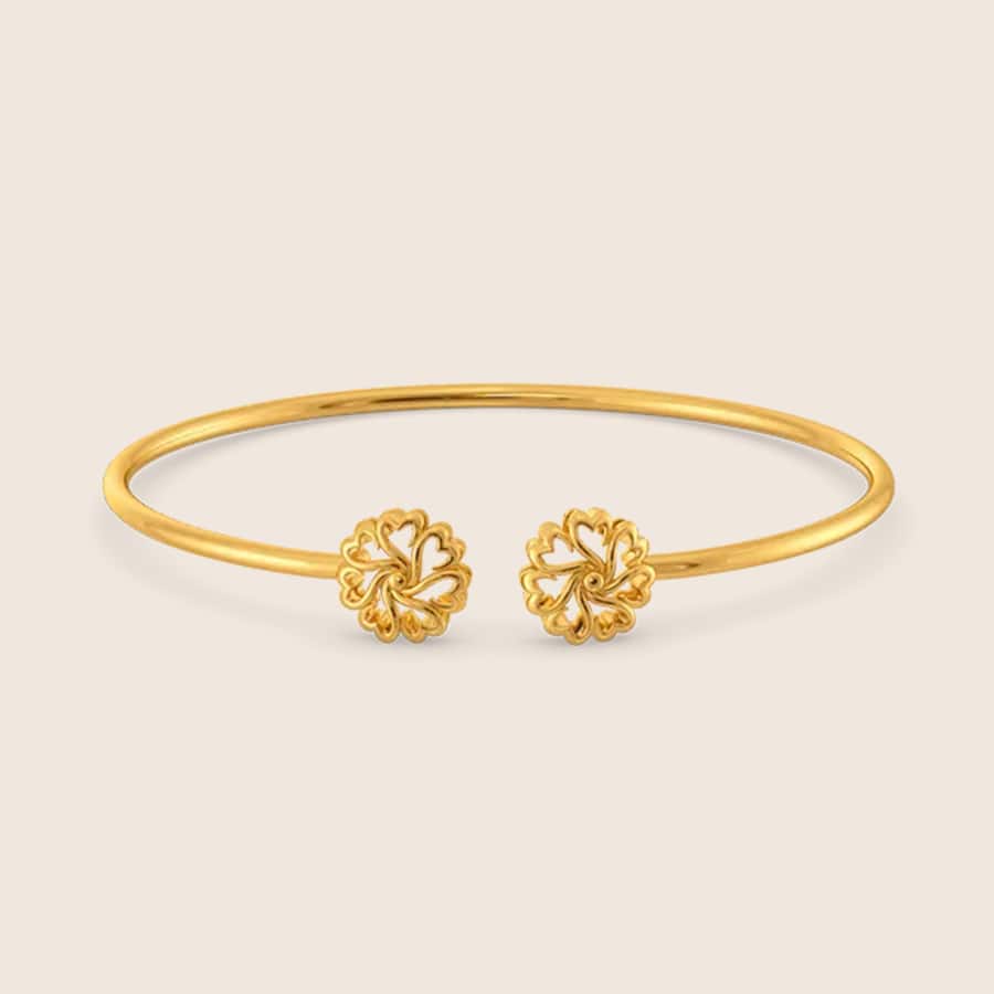Party Florals Gold Bangles