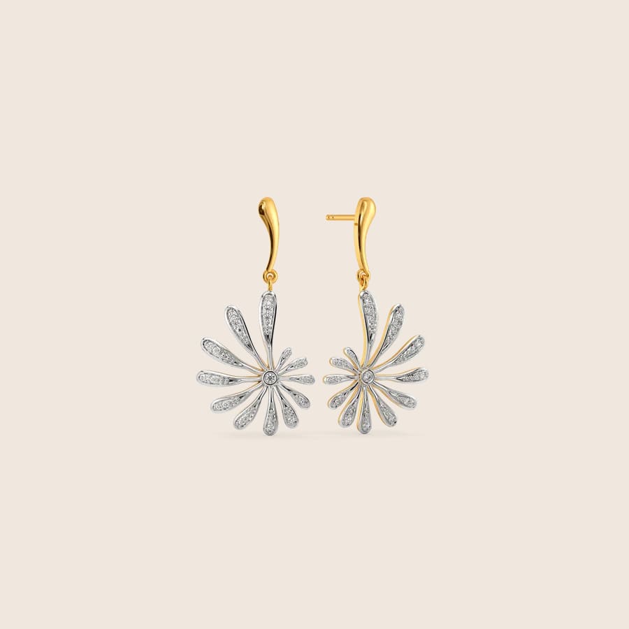 Powerful Flora Diamond Earrings
