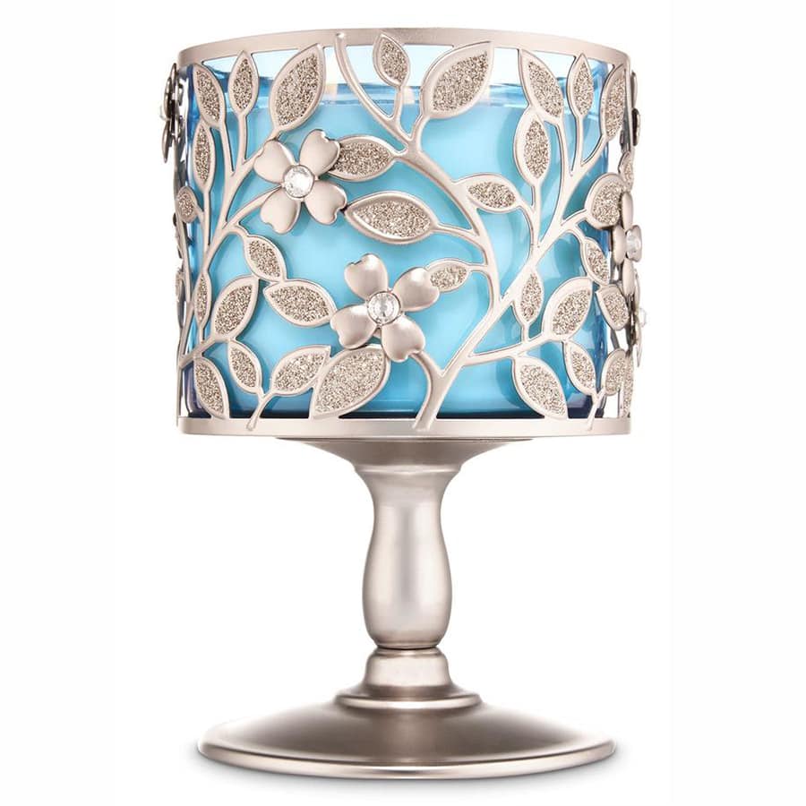 Dogwood Pedestal 3-Wick Candle Holder