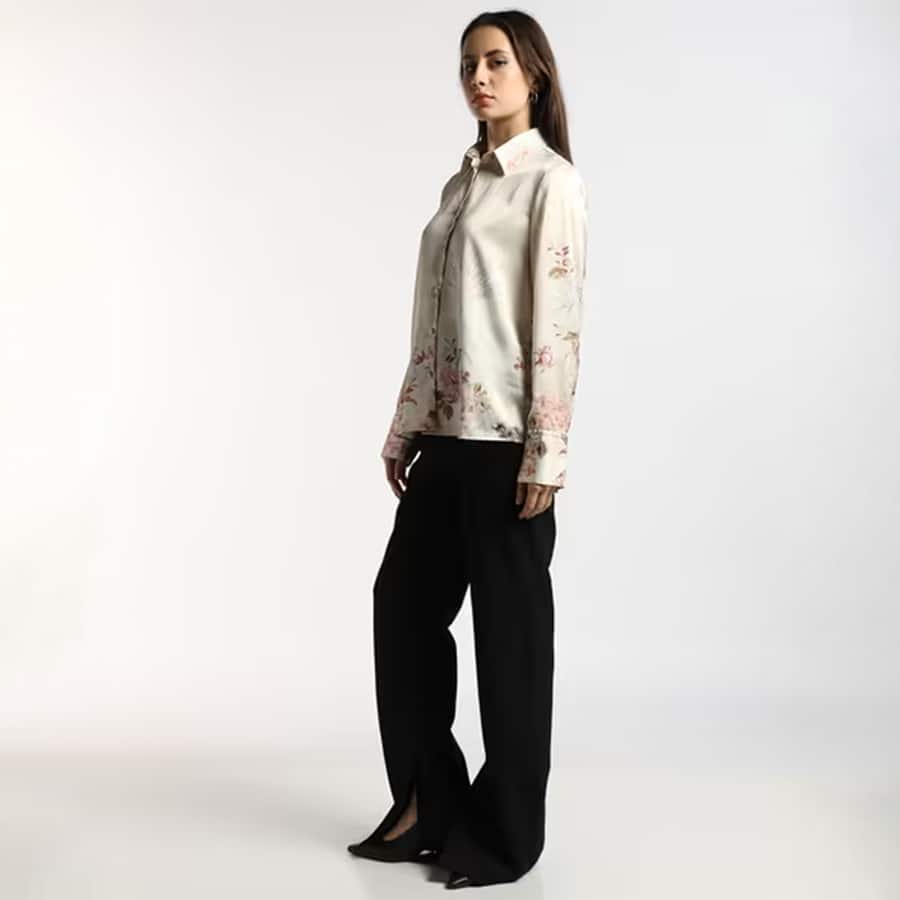 Women Hi Low Full Sleeve Shirt