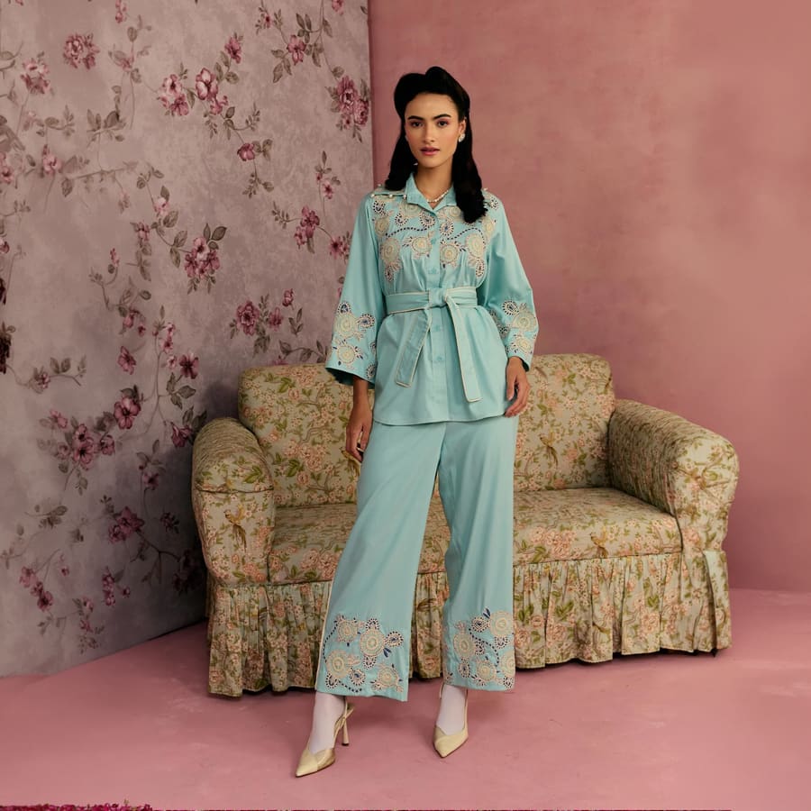 Aqua Poise Co-ord Set