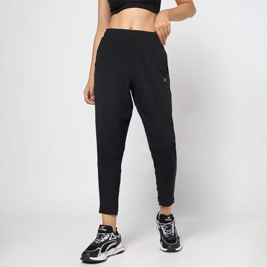 Women Tapered Fit Straight Track Pants