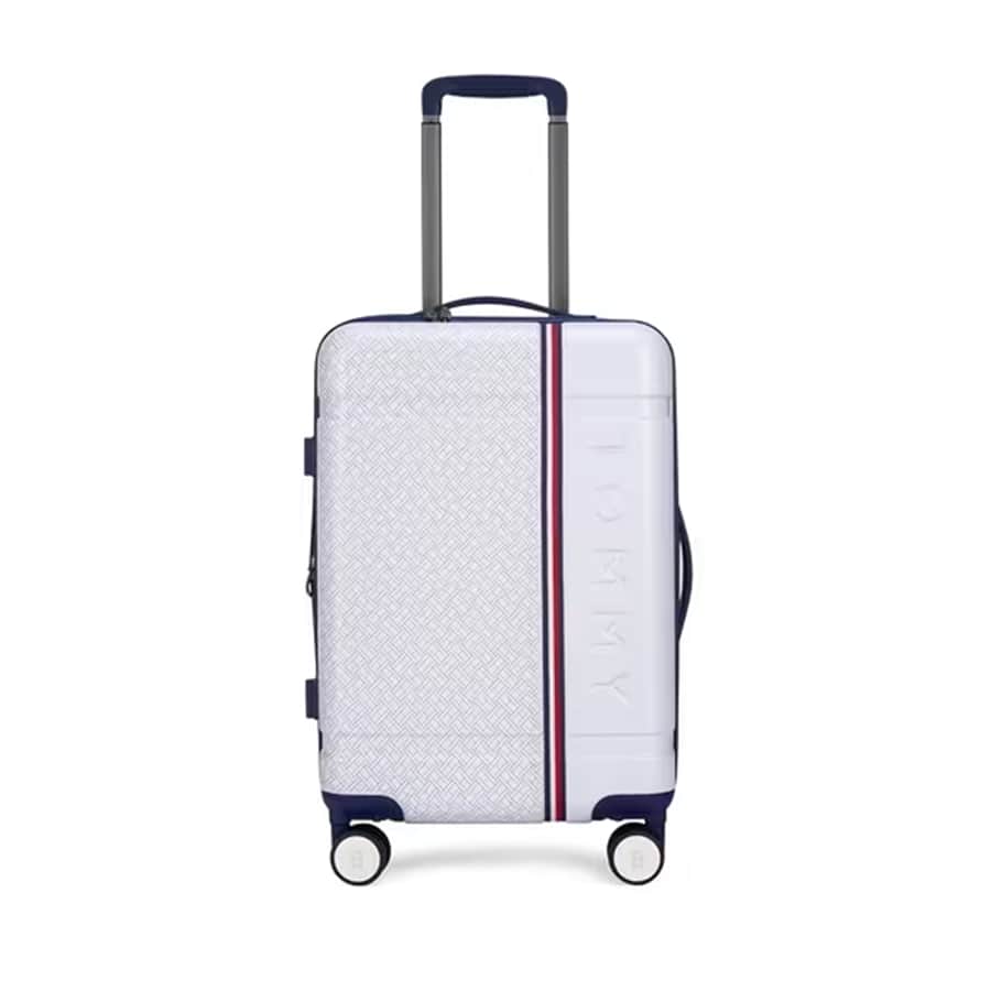 Unisex Millennia X White Hard Polycarbonate Trolley Bag