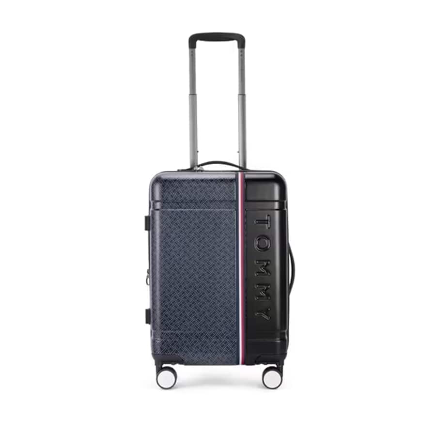 Unisex Millennia X Black Hard Polycarbonate Trolley Bag