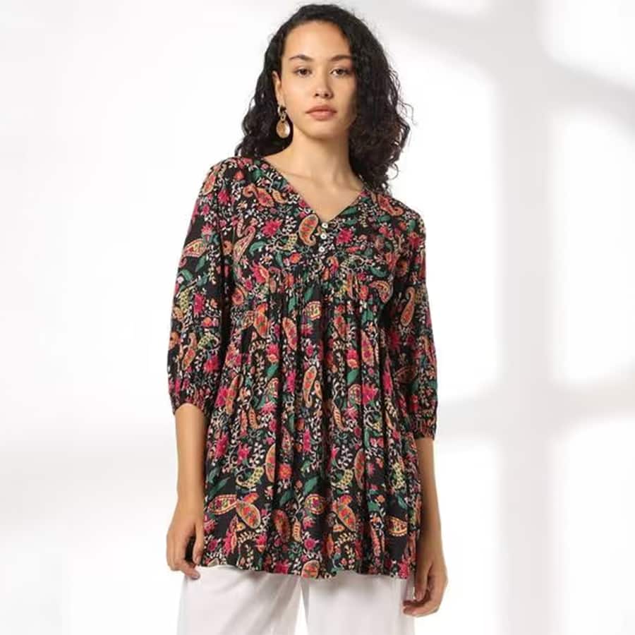 Women Paisley Print A-Line Kurti